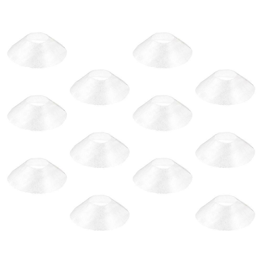 Kitchen Ventilator Range Hood Filter Net White Iron Alloy Replacement 12Pcs