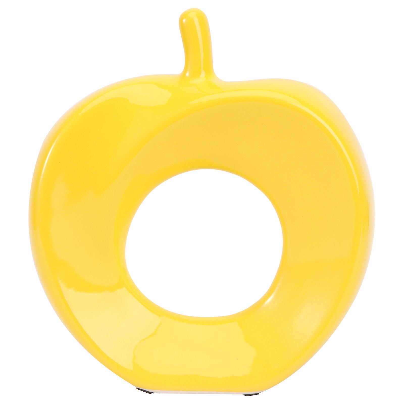 Ceramic Christmas Ornament for Decoration 1Pcs Yellow Model