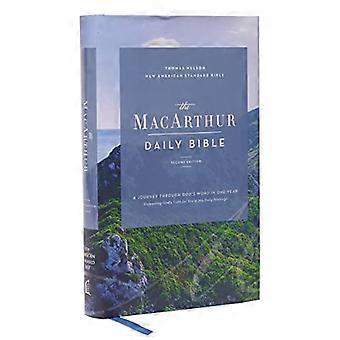 NASB, MacArthur Daily Bible, 2: a upplagan, inbunden, Comfort Print