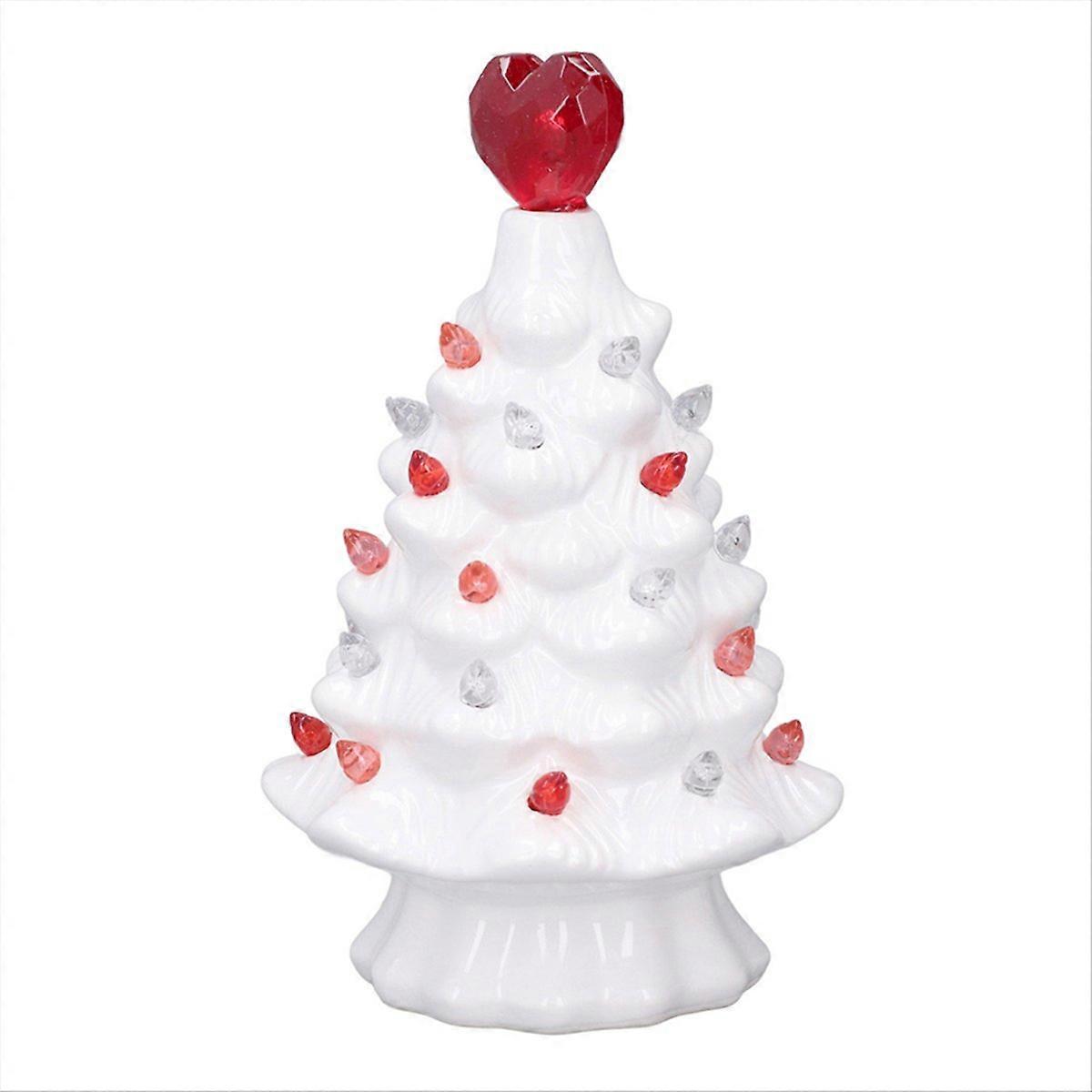 With Heart Tabletop Tree Battery