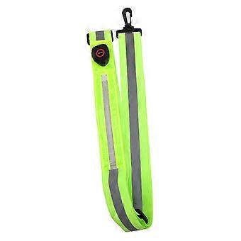 Reflective Safety Strap with LED Light, Adjustable  Visibility Belt for Night Running Cycling Walking