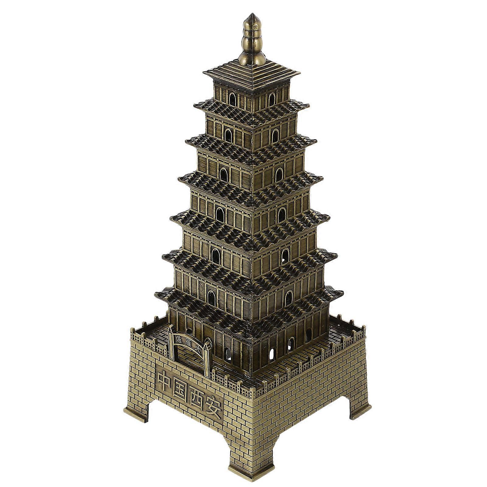 Decor Vintage Alloy Model Decoration 5Pcs Set