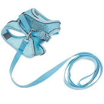 1 Set of Dog Harness with Leash Breathable Pet Harness Reflective Dog Harness