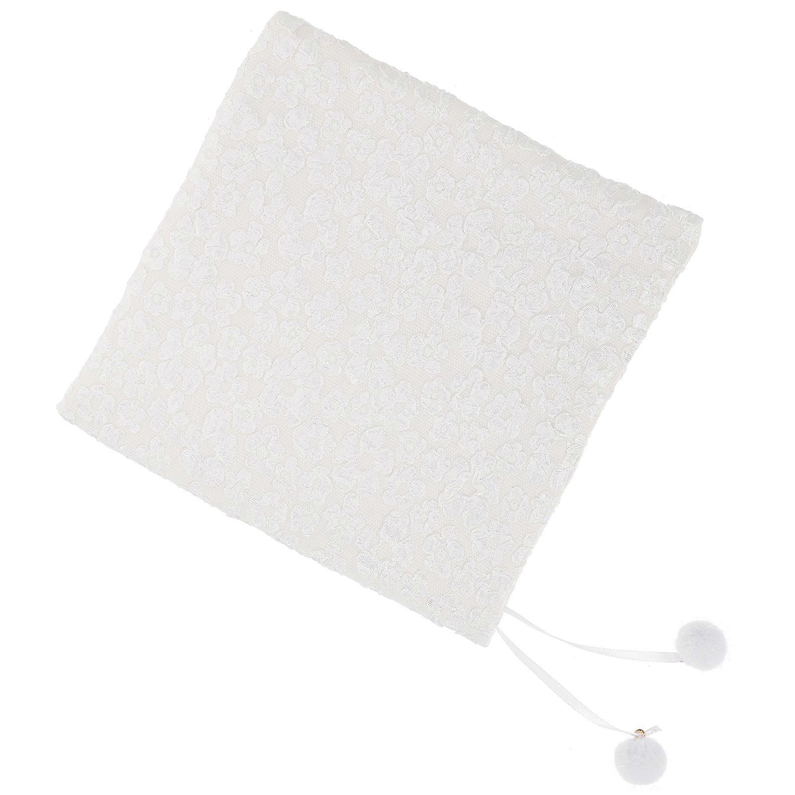 Protective Book Cover Decorative Notebook Cover for 4Pcs White Polyester