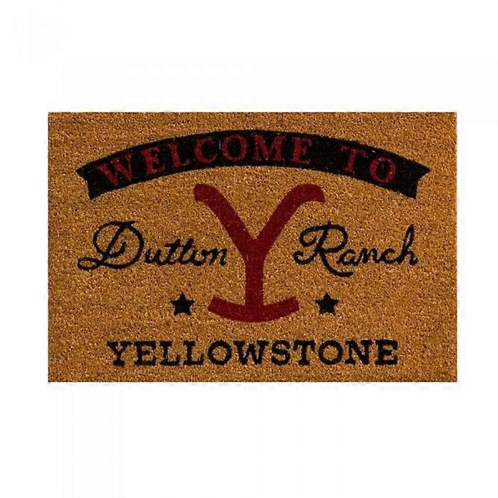Yellowstone Welcome To Dutton Ranch Door Mat
