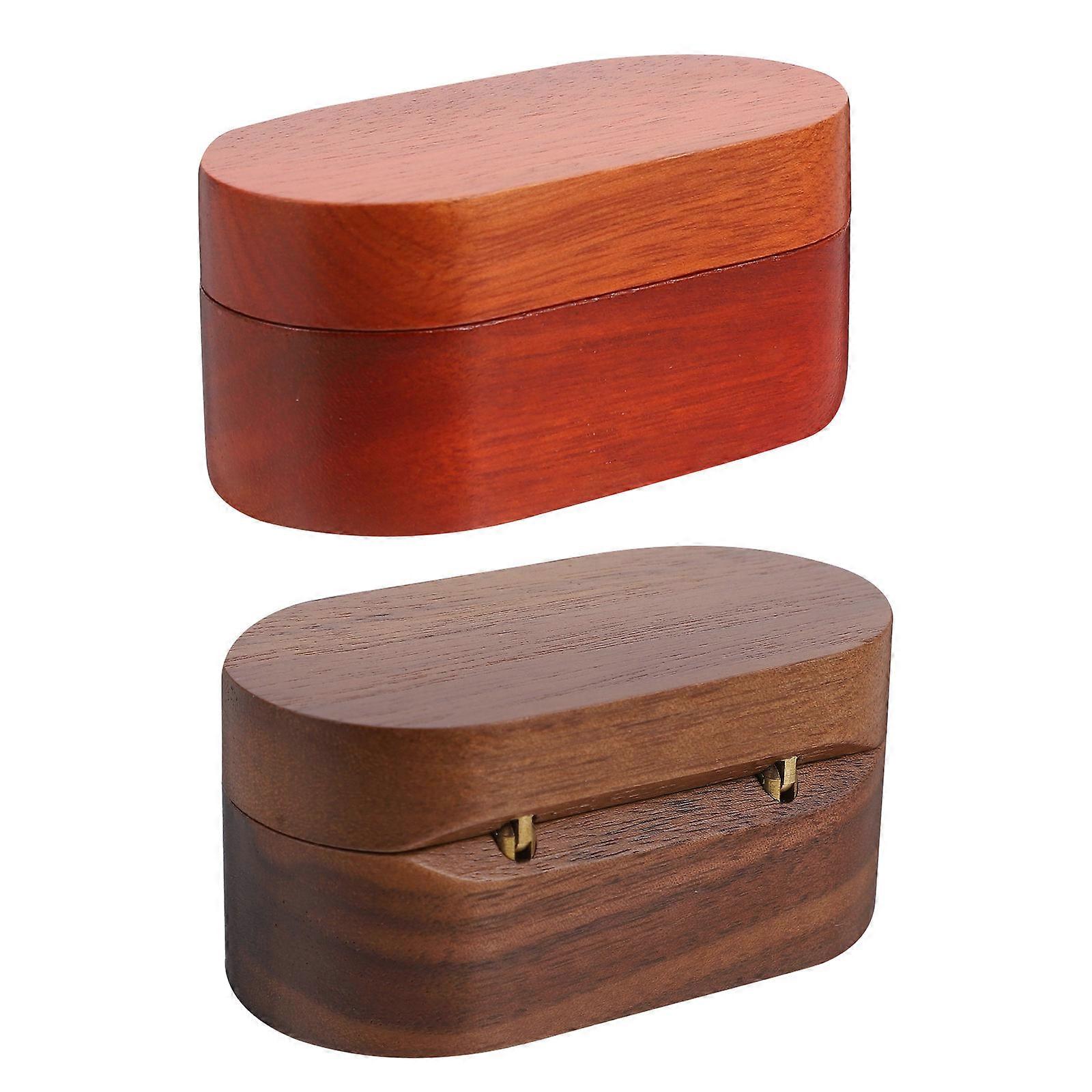 2pcs Portable Guitar Pick Storage Boxes Guitar Pick Packing Boxes (Assorted Color)