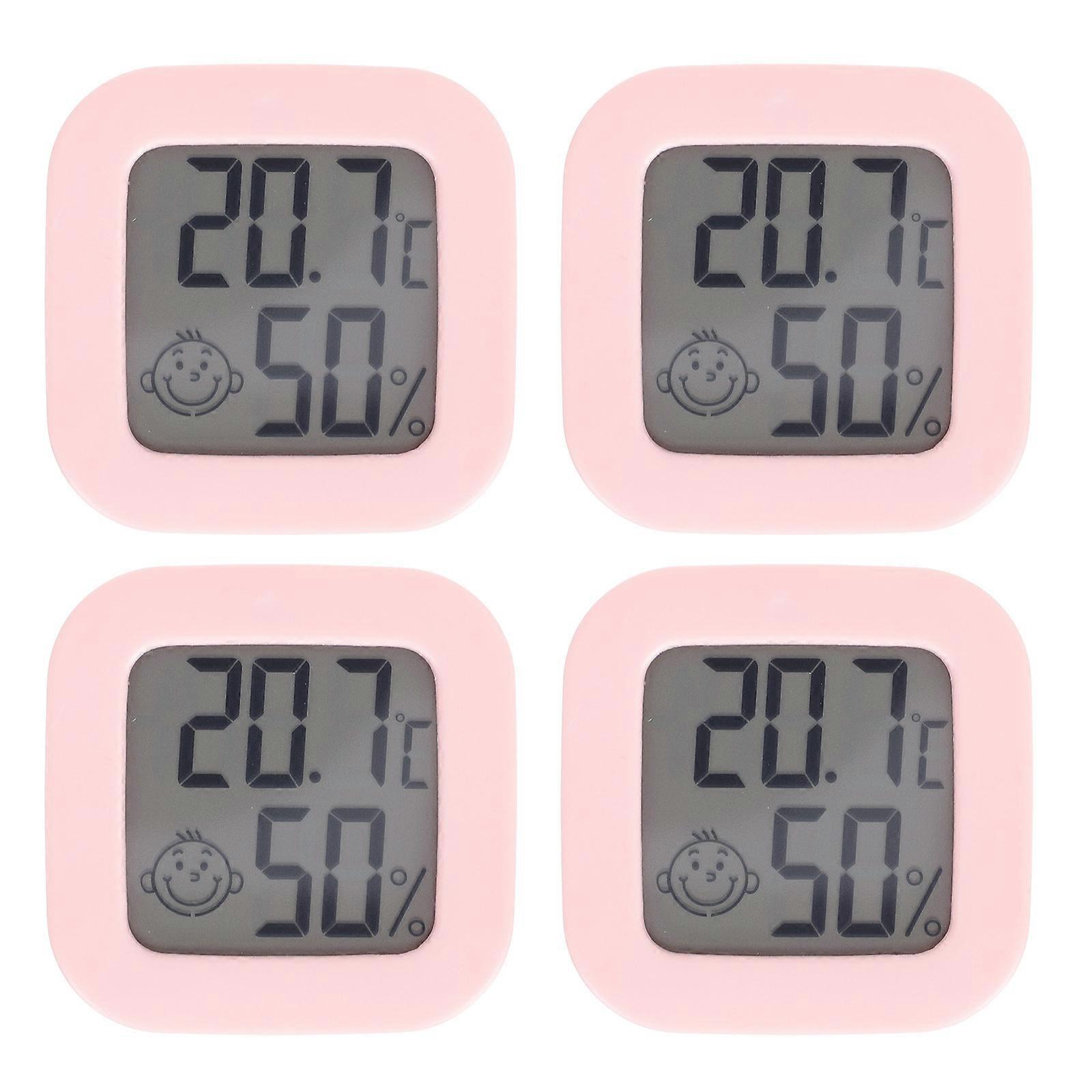 Digital Hygrometer for Indoor Temperature Measuring 4Pcs