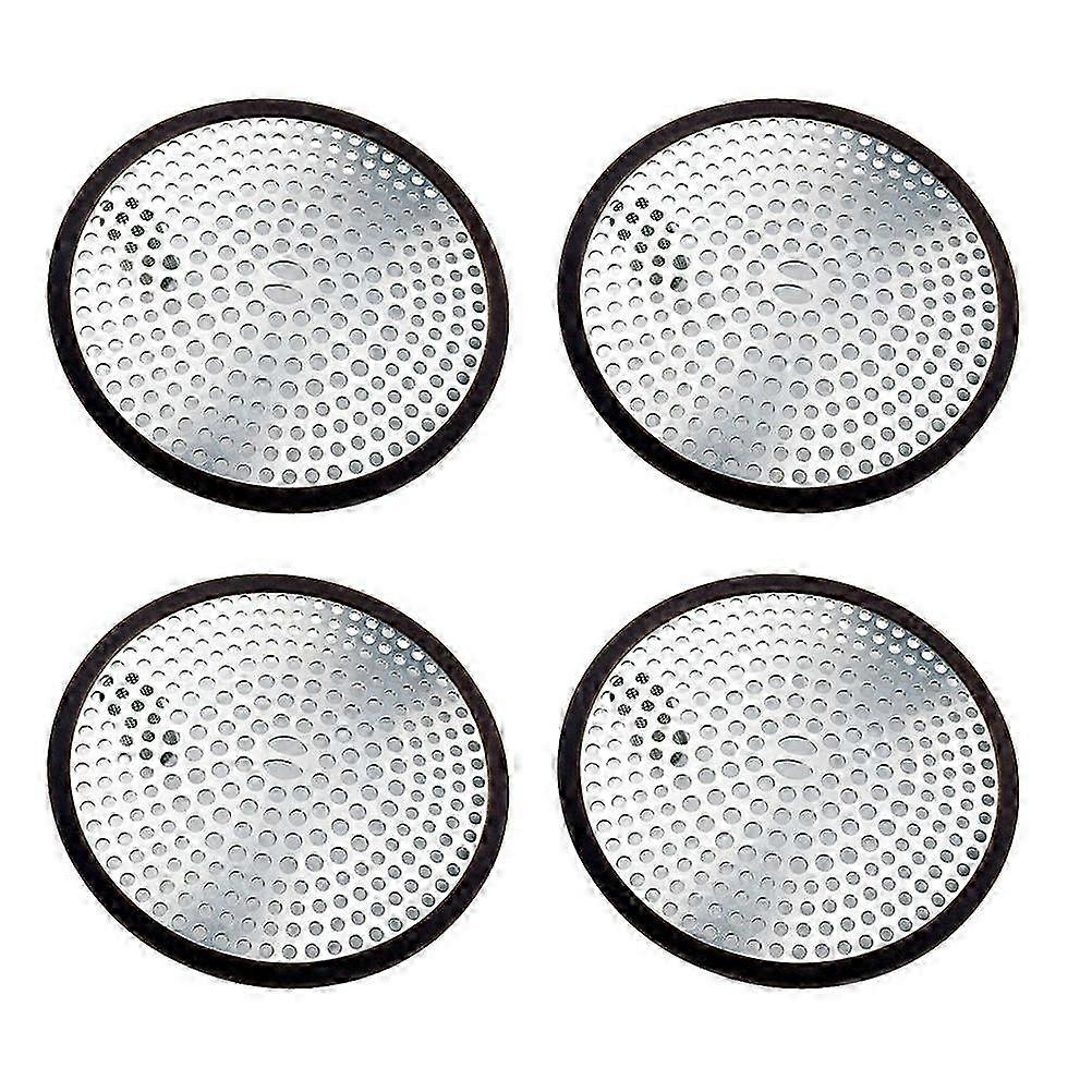 Bathroom Sink Screen 1 Set Mesh Strainers compatible with Shower Drain Prevent 4Pcs