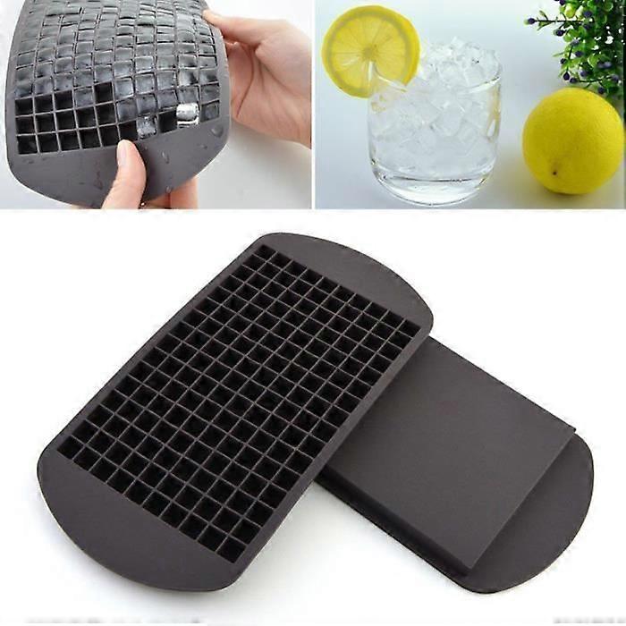 160 Grids Ice Cube Tray Silicone Black