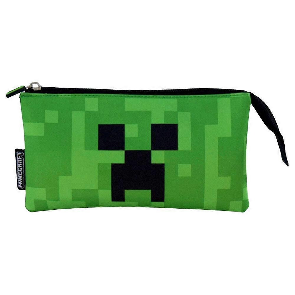 Minecraft-Gesicht-Dreifach-Stifteetui
