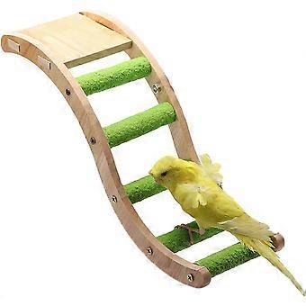 Vogel Ladder Speelgoed, Vogel Ladders voor Valkparkieten Hout Vogel Baars Stand Kooi Accessoires, Papegaaien Speelgoed Klimmen