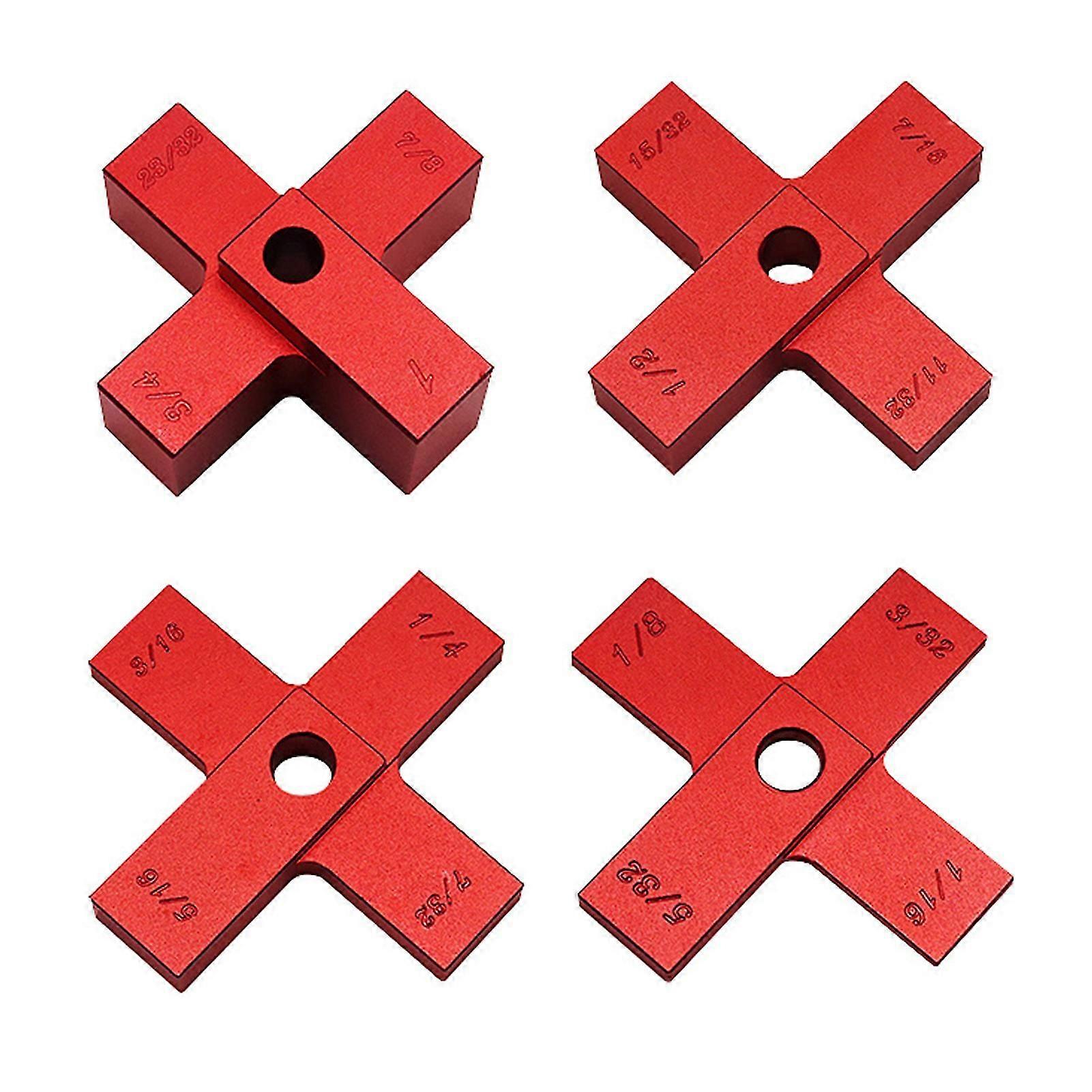 4pcs For Router Height Gauge Set Setup Blocks Accessories Accurate