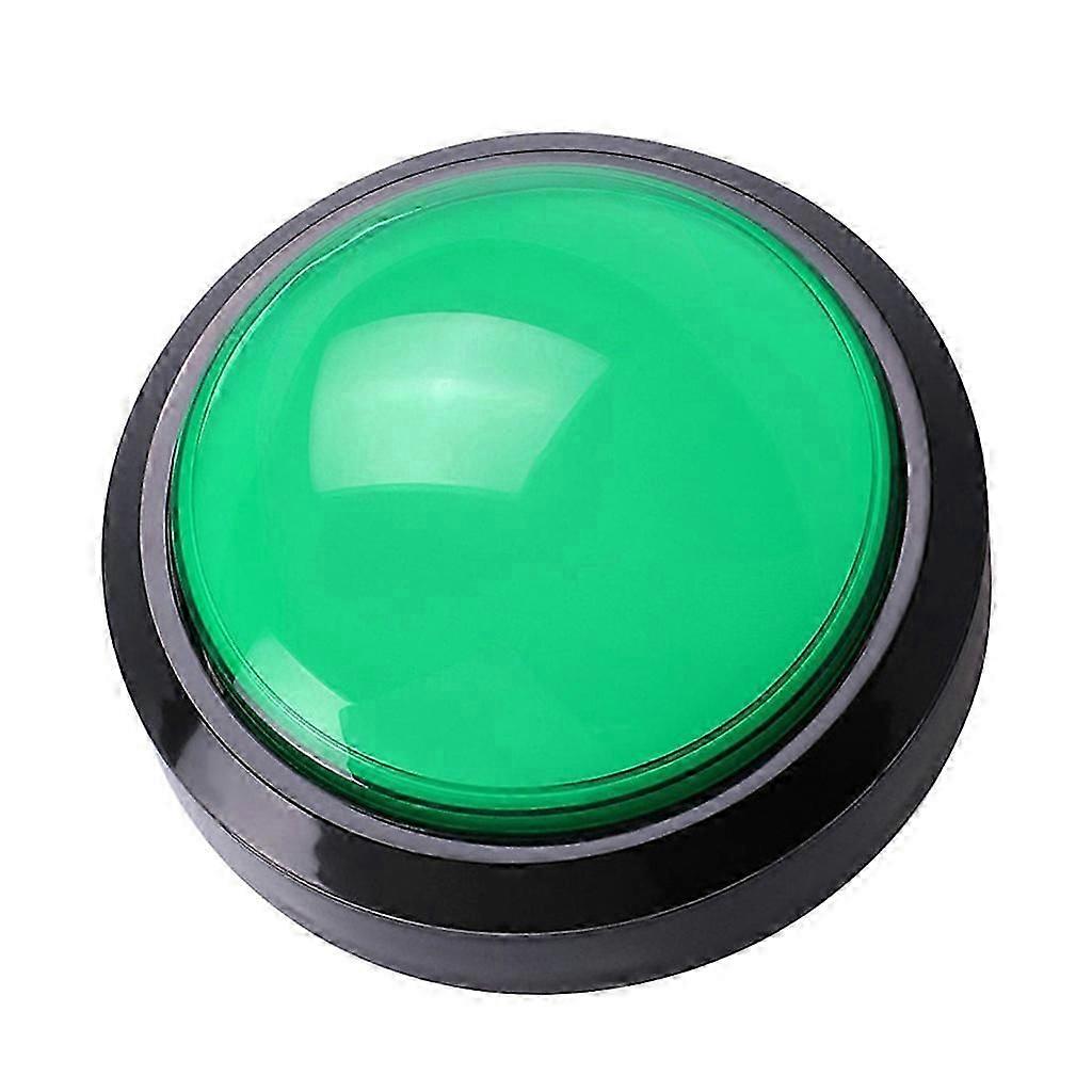 100mm Big Round Push Button LED Illuminated with Microswitch for DIY Arcade