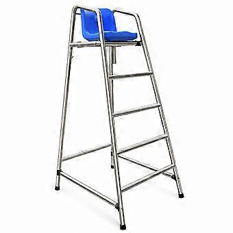 Hengenpelastustuolit 180 cm korkeat, raskaaseen käyttöön tarkoitetut ruostumattomasta teräksestä valmistetut uima-altaan hengenpelastustuolit, erotuomarin tuoli