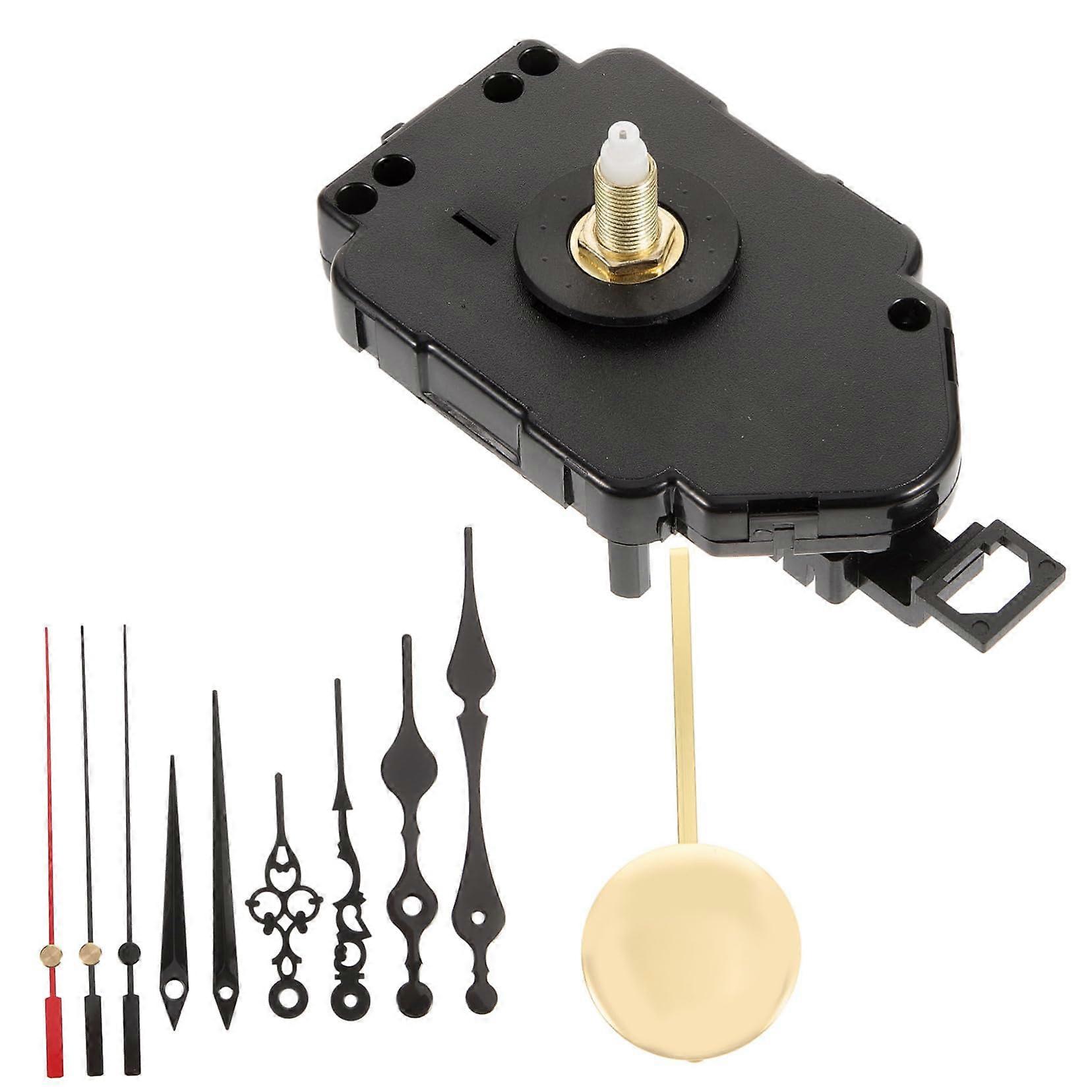Clock Movement Kit with Silent Quartz Pendulum Mechanism, DIY Wall Clock  and Replacement Set