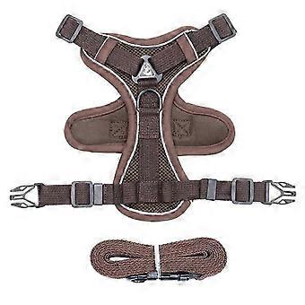 Adjustable Breathable Mesh Reflective Pet Harness & Leash Set for Cats and Small Dogs