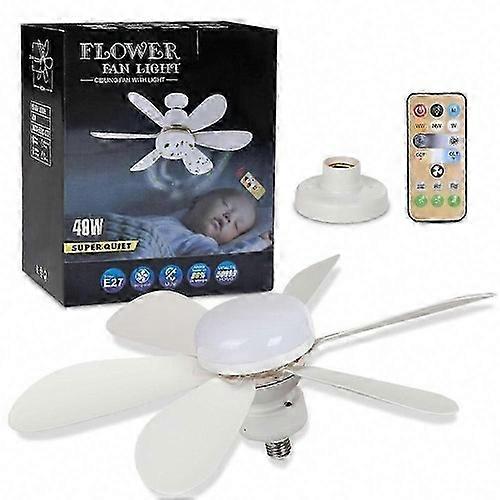 LED Ceiling Fan with Remote Control, LED Ceiling Light, Ceiling Fan Light