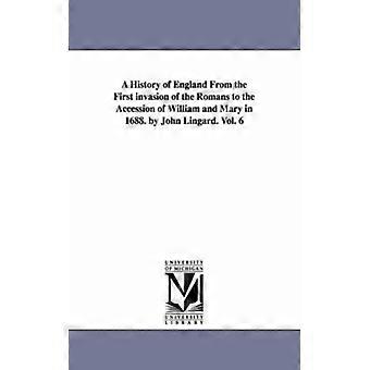 En historie om England fra romernes første invasion til krigsbestigelsen - John Lingard - Paperback - Engelsk bog - Historie