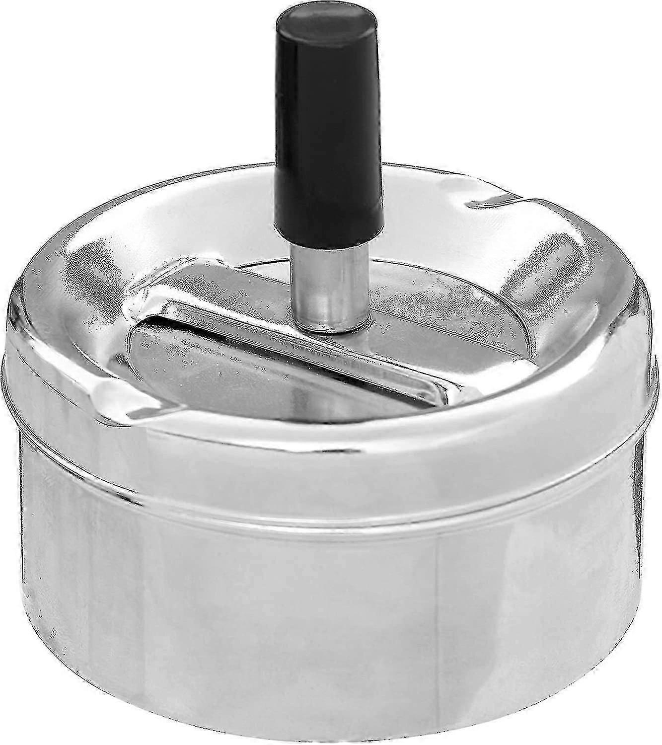 Small Silver Outdoor Ashtray 26-27