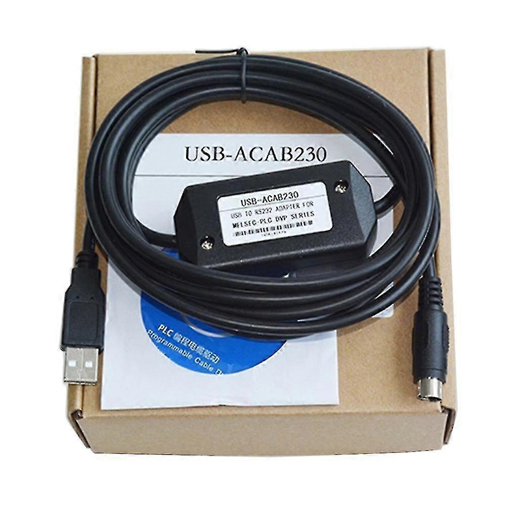 Usb-acab230 For Delta Dvp Plc Programming Cable Usb-dvp Programming Cable