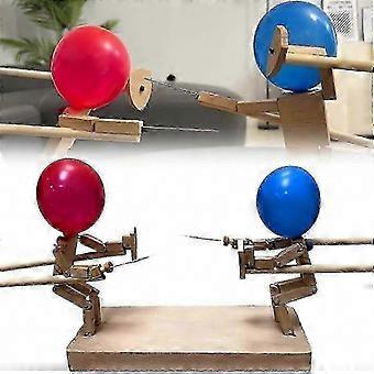 Fast-Paced Whack-A Battle Game Featuring Bamboo Man Fencing Puppets