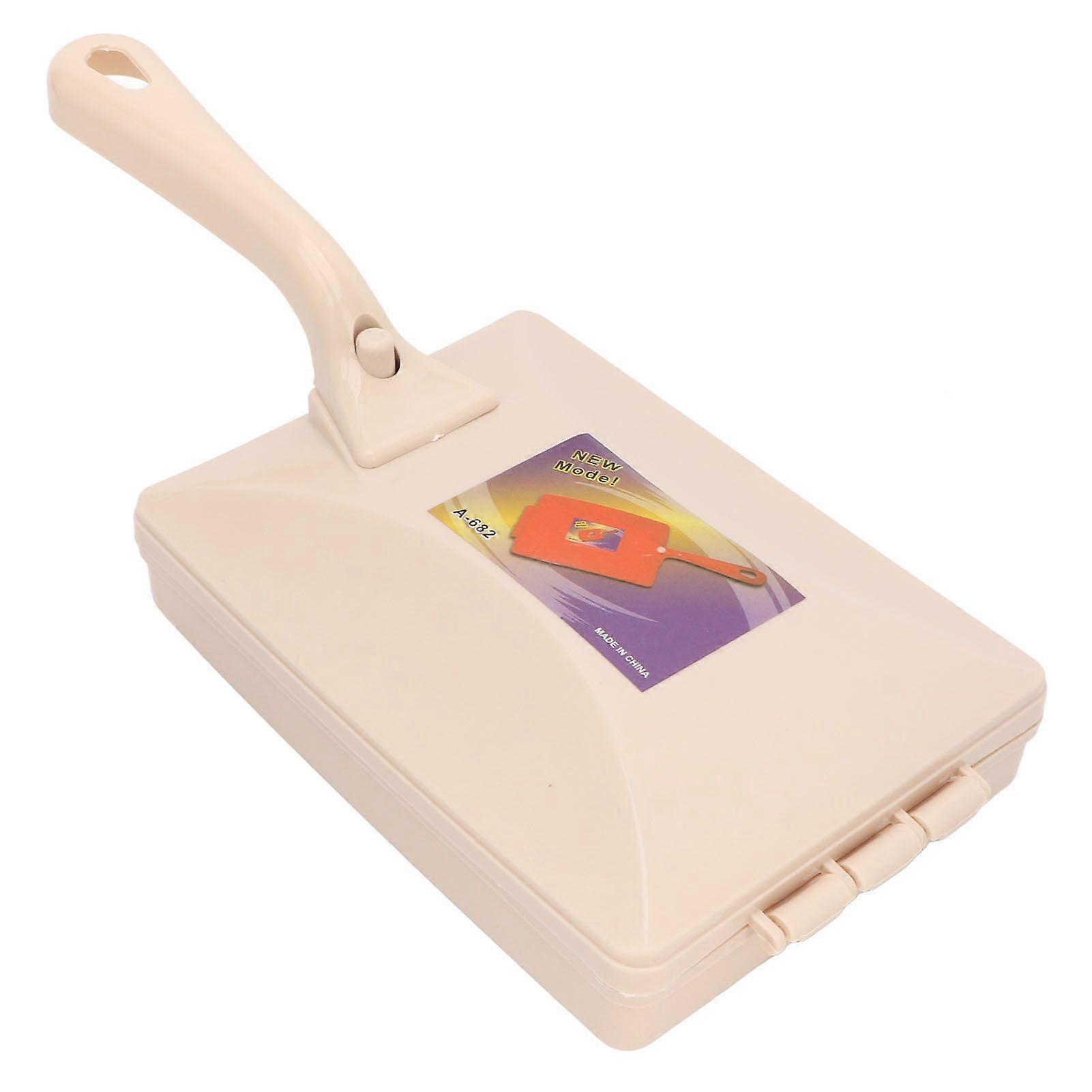 Double-Roller Carpet Sweeper, Multi-Surface Pet Hair Cleaner