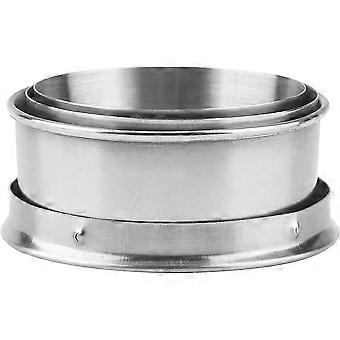 Stainless Steel Travel Folding Cup, Telescopic Mug Metal Cup Stackable Drinking Cup Outdoor Travel Collapsible Mug Camping Hiking Bottle(2pcs, silver)