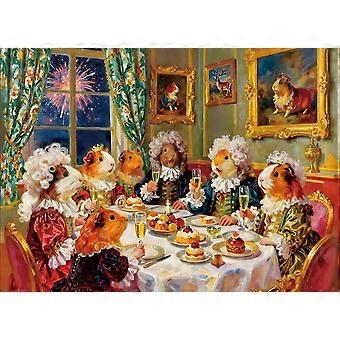 Jigsaw Puzzle for Adults Whimsical Guinea Pig VV986