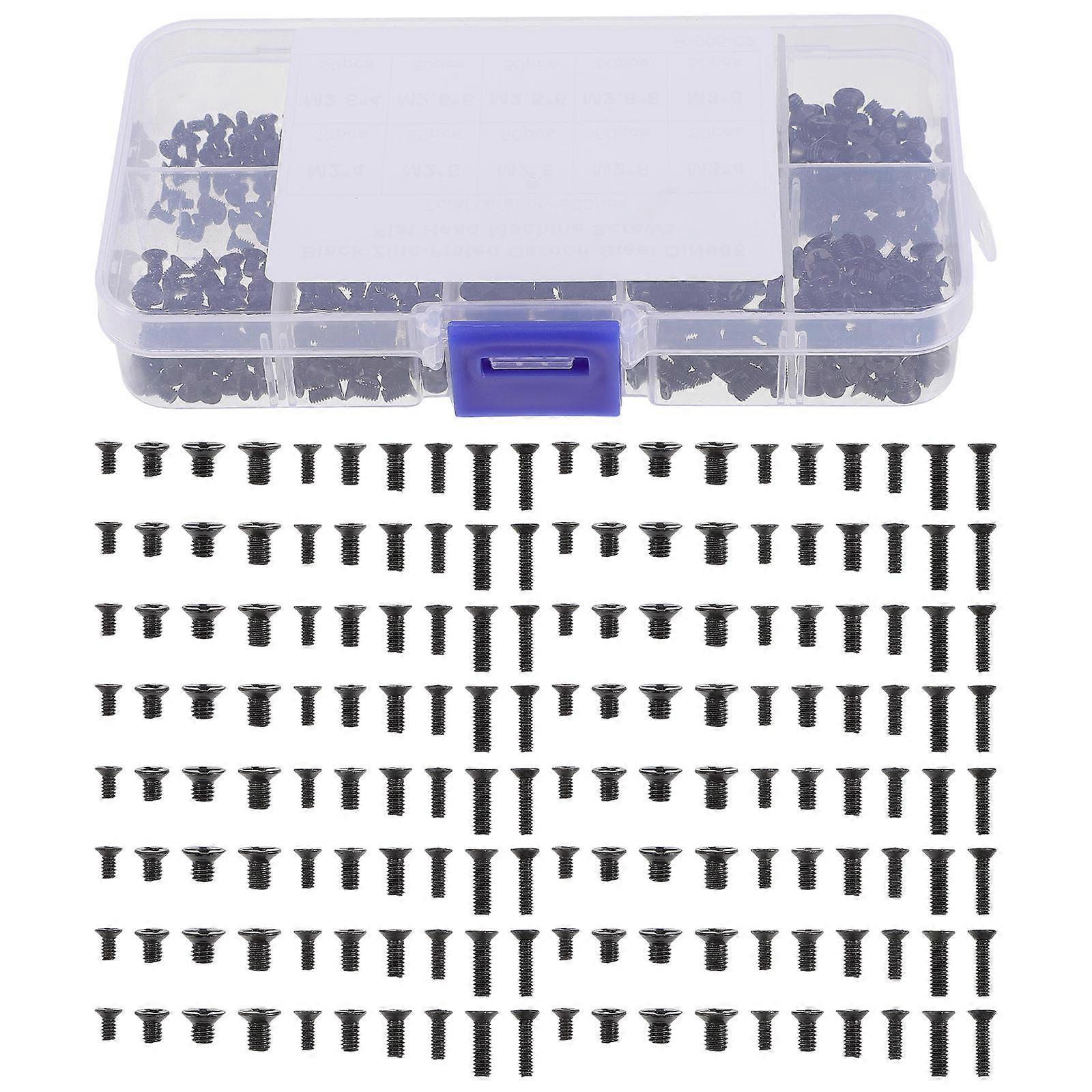 Replacement Computer Screws Countersunk Screw Set For Tech Enthusiasts M2.5 500Pcs