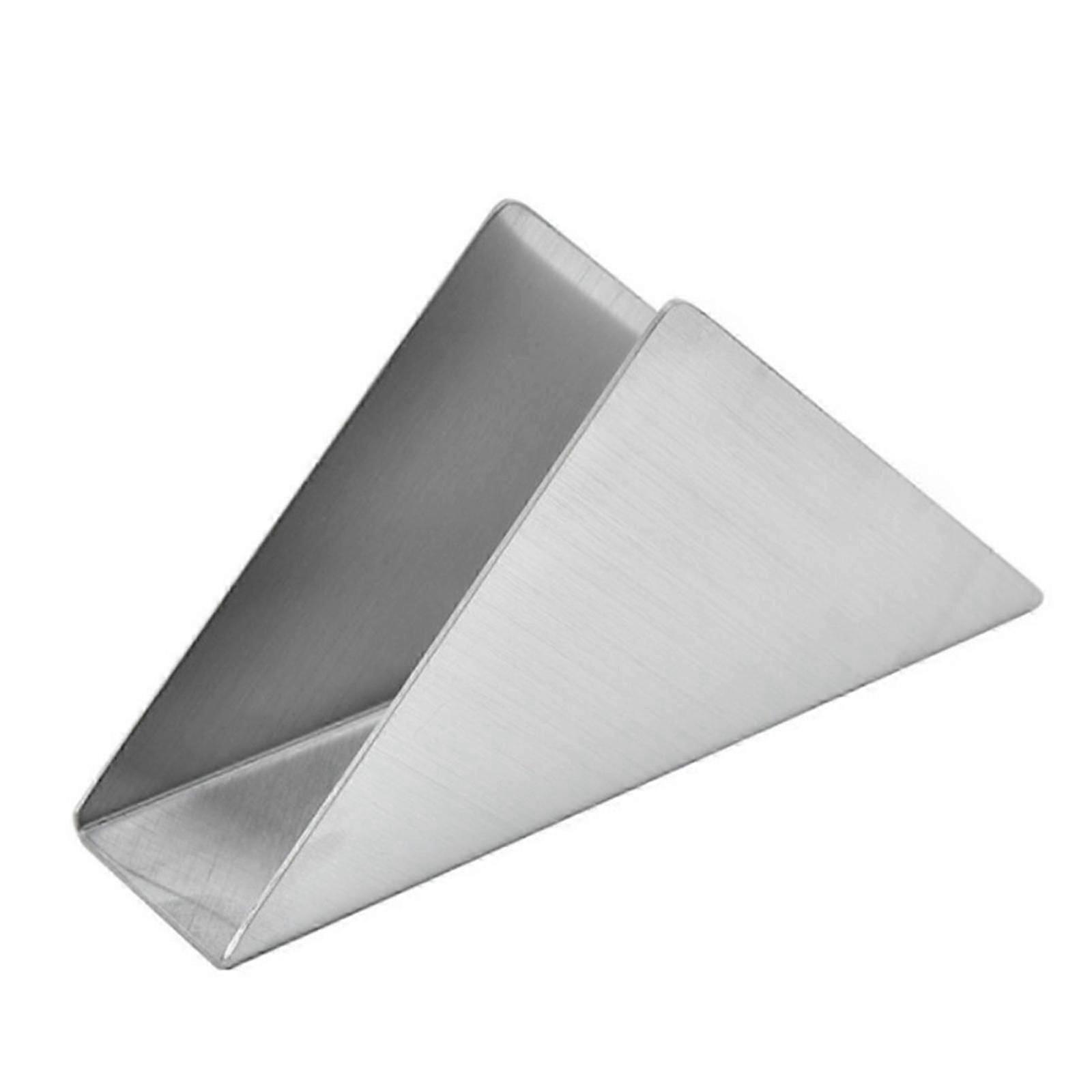 Triangular Stainless Steel Napkin Holder