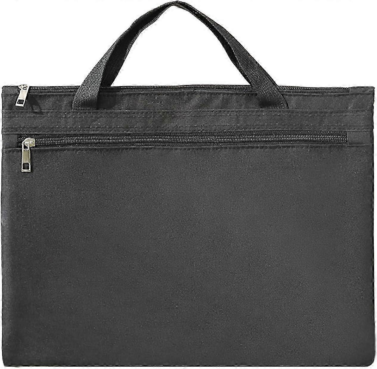 Flat-Profile Oxford Document Briefcase