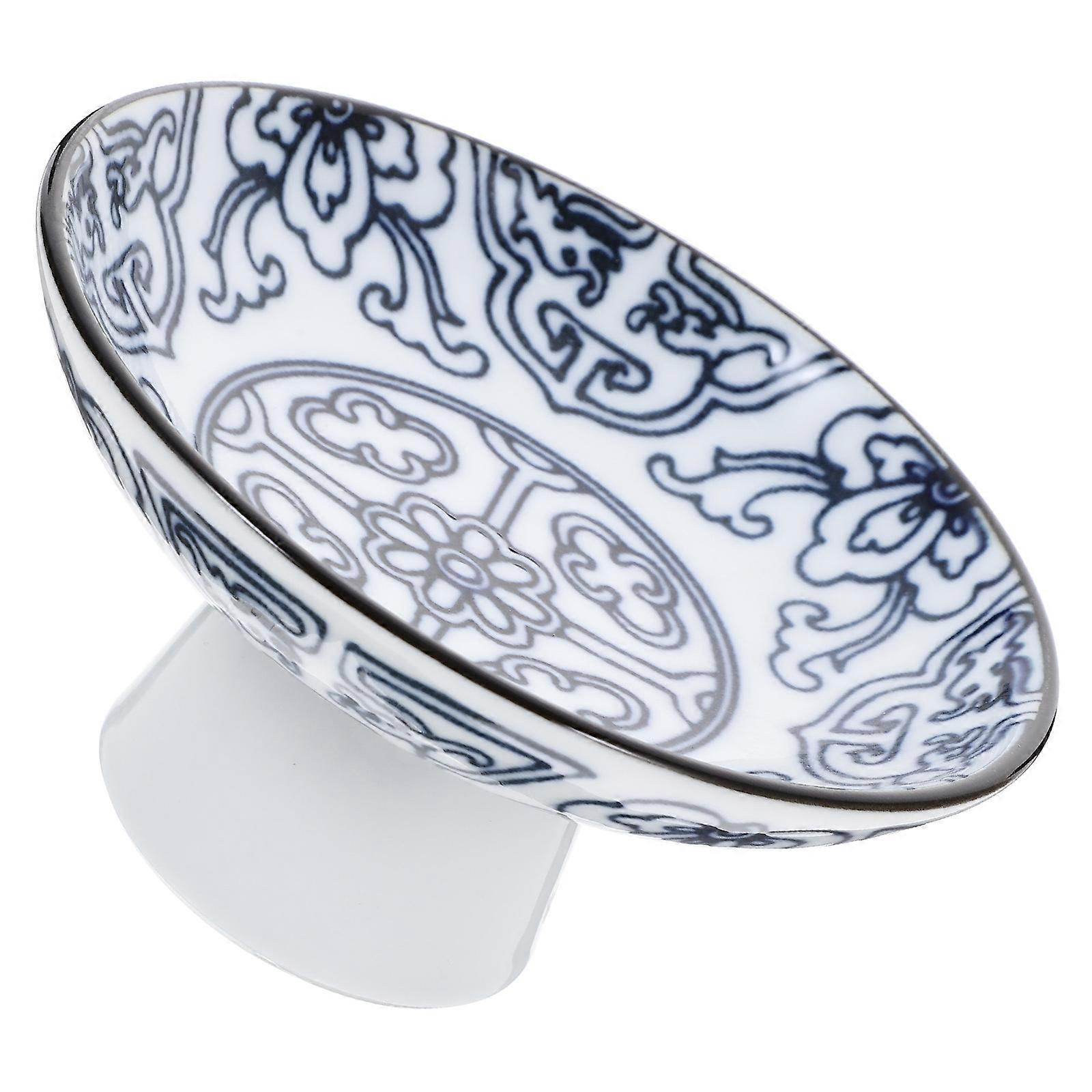 Footed Ceramic Fruit Serving Tray for Storage Use Ceramic Tray