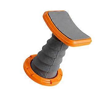 Padded-Platform Bodyweight Press Assistance Trainer with Elastic Center Support and Wide Round Base for Upper-Body and Core Exercise Routines