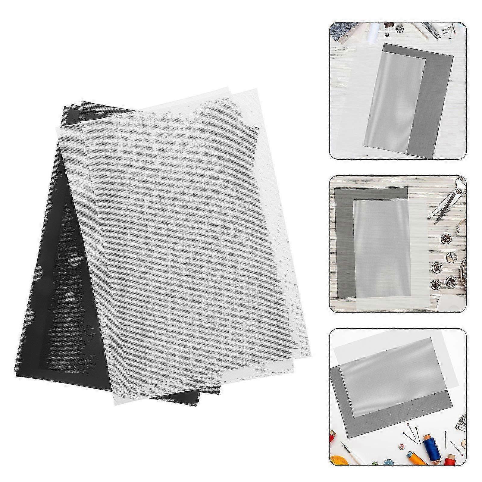 30 Pcs Rectangular Cosplay Eye Mesh Compatible with Themed Parties Events