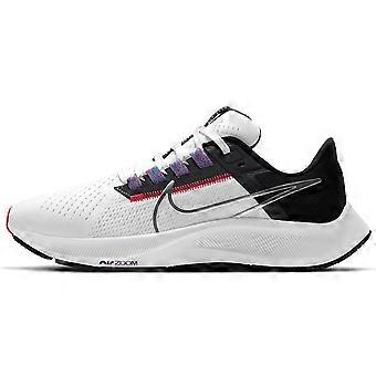 Nike Air Zoom Pegasus 38 White Black Flash Crimson Dames CW7358-101