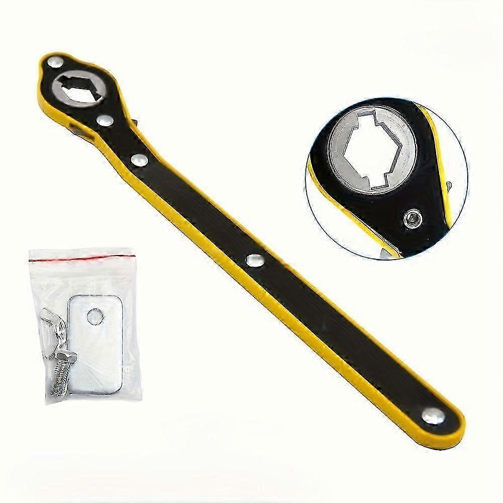 Long Handle C Clamp Wrench 360 Rotating Knob Rust Proof Hex Socket