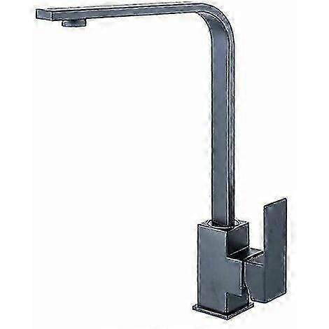 Black Painted Square Stainless Faucet