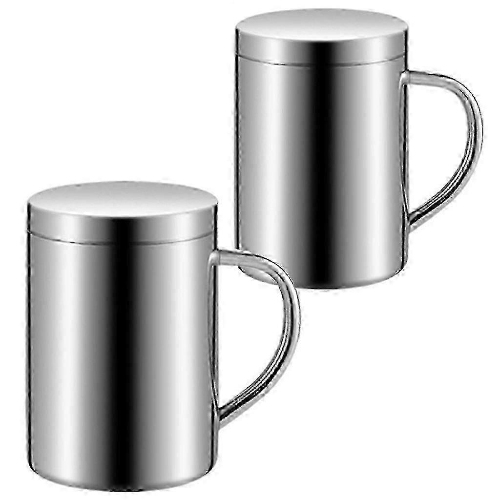 Double-Wall Stainless Thermos Mug