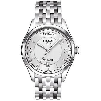 Watch tissot cab.t-one aut. Esf.plat. Automatic Analog Man Watch with Stainless Steel Bracelet T0384301103700