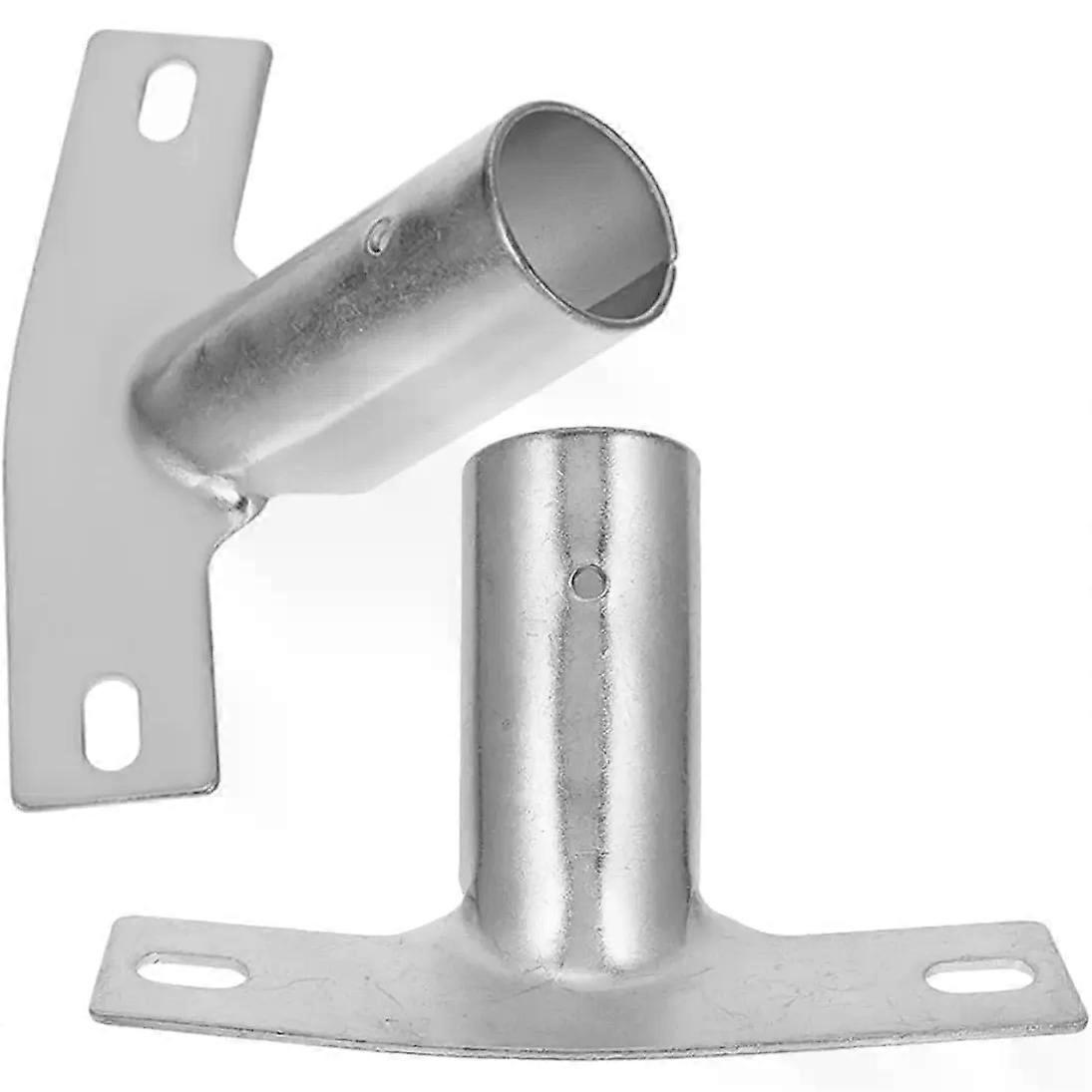 2pcs Broom Handle Bracket Replacement Iron Mount Adapter