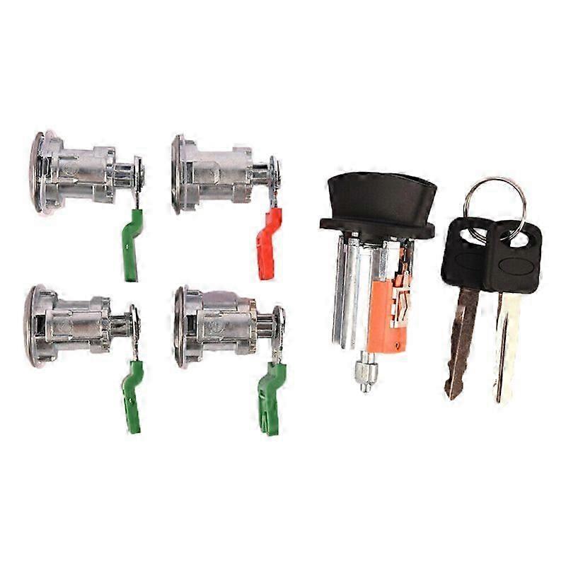 Car Door Locks Cylinder Lock Set compatible with E150 E250 1997-2020