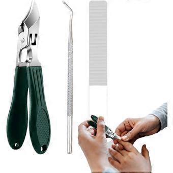 Slanted Nail Clippers-Eagle Beak Anti-Splash Nail Trimmer,Ergonomic Fingernail Clippers for Kids Adults Seniors Men Women Home Office Scho_yzae
