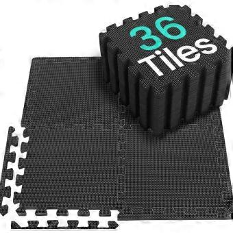 Vloerbeschermingsmat, Fitnessset, Antislip, 36 Stuks (31 x 31 cm)