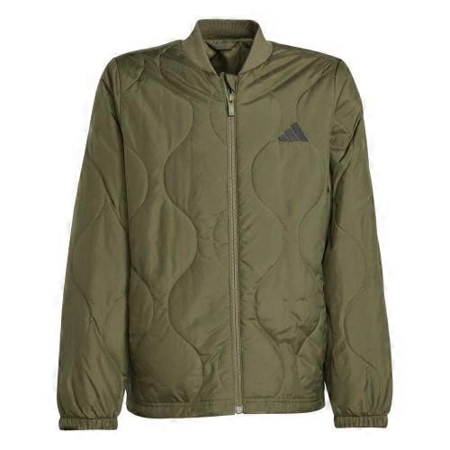 Adidas Childrens/Kids Textured Mock Neck Puffer Jacket
