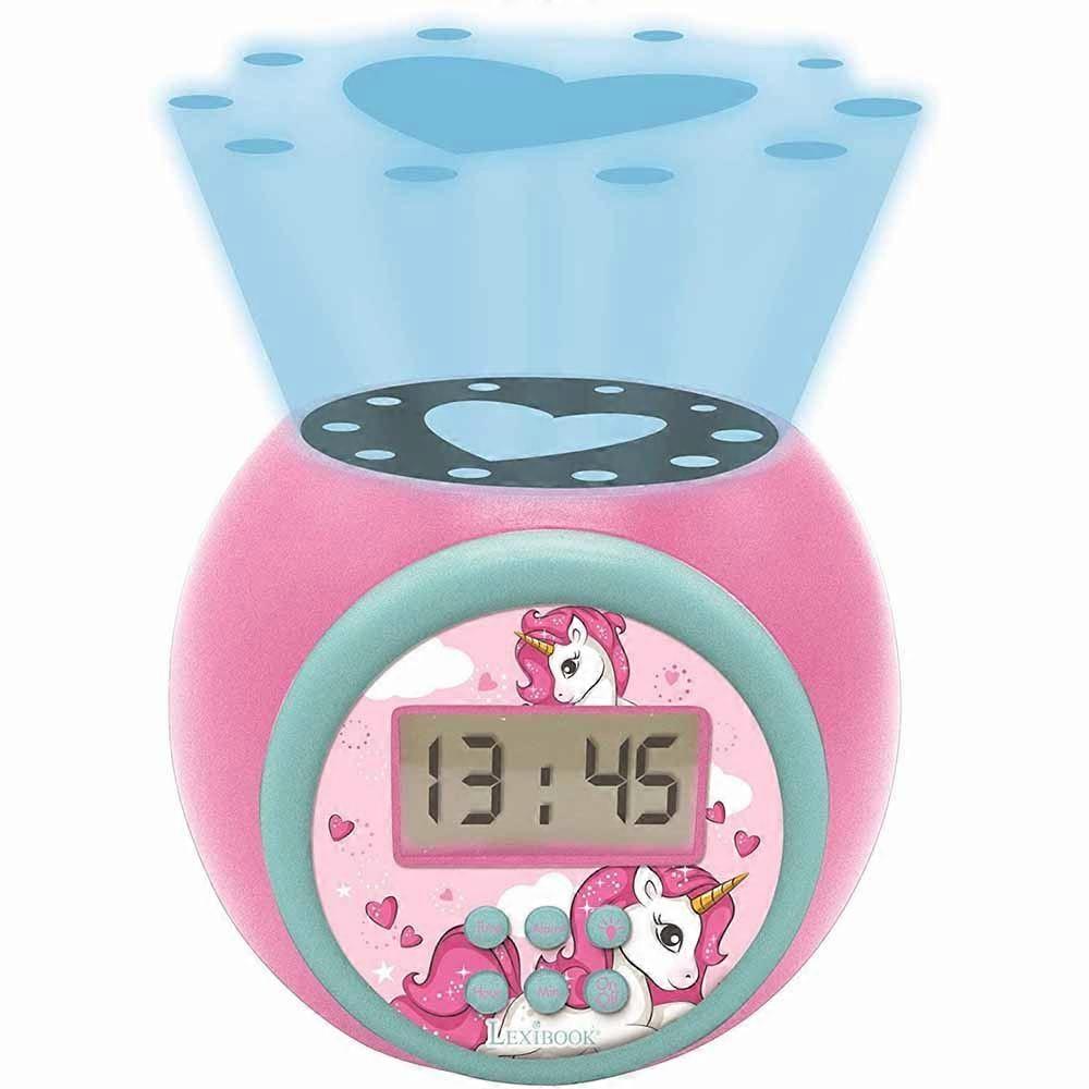 Lexibook Unicorn Children's Projector Clock with Timer (RL977UNI)