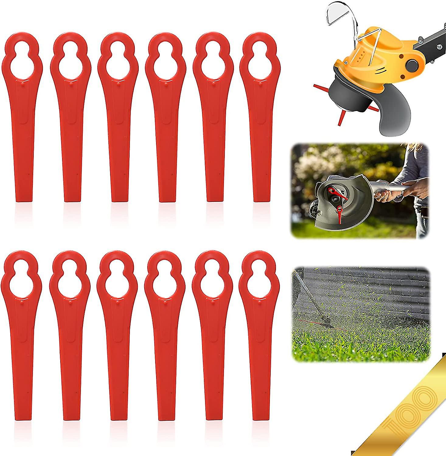 100pcs Replacement Plastic Blades For Garden And Lawn Edger