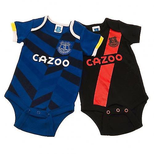 Everton FC Baby Sponser Bodysuit (Pack of 2)