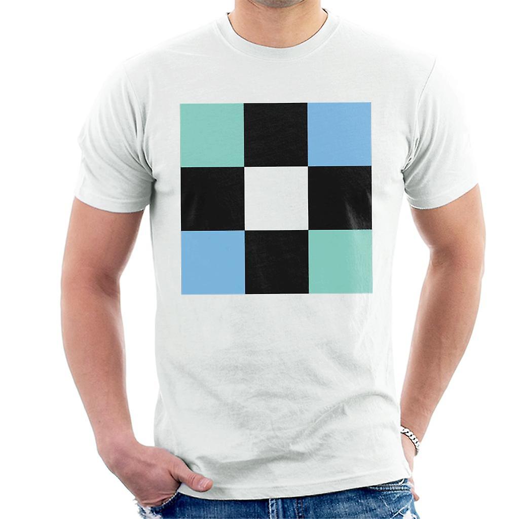 Geometric Shape Colour Blocks Men's T-Shirt
