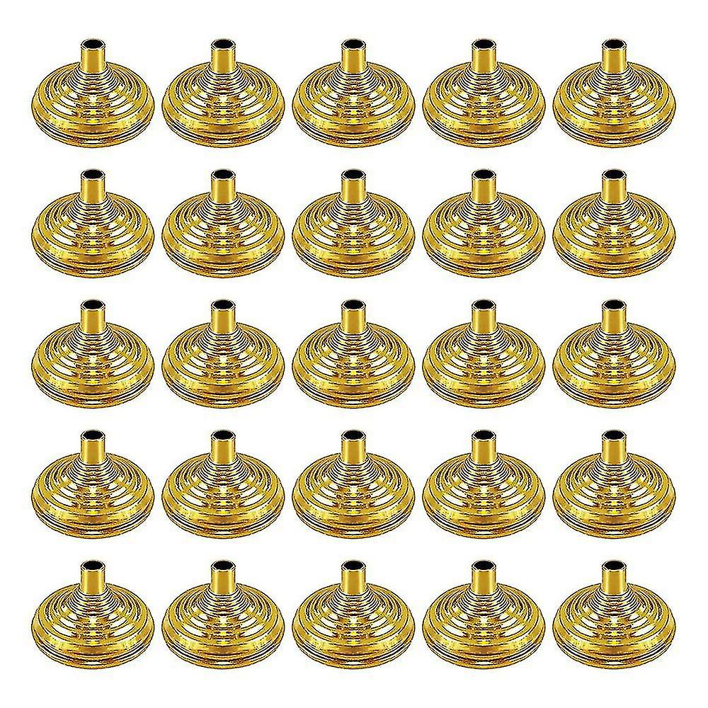 25pcs Gouden Mini Hand Held Flag Stand Base Table Flag Base Bar Restaurant Party Conferenties Desktop