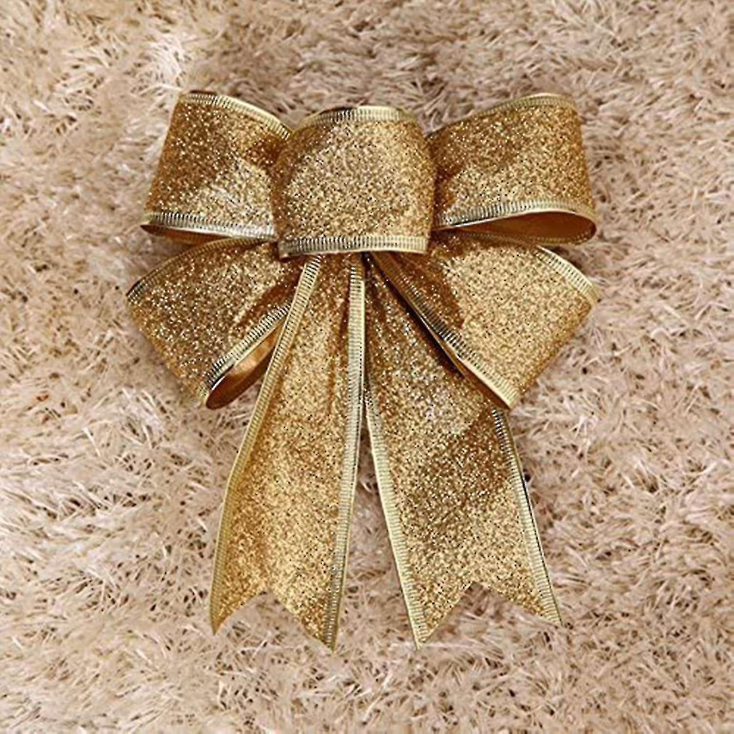 10pcs Tree Decoration Bows Ribbon 25 X 21cm